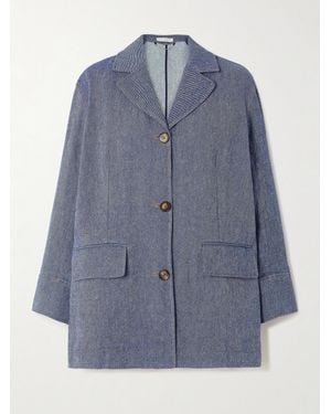 Emilia Wickstead Sira Denim Blazer - Blue