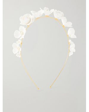 Jennifer Behr Karissa Headband - White