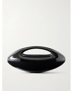 Alaïa Sculptural Minaudiere Resin Clutch - Black