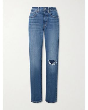 Polo Ralph Lauren Distressed Straight-Leg Jeans - Blue