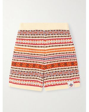 Bally Jacquard-Knit Wool Shorts - Natural
