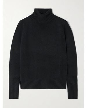 Allude Cashmere Turtleneck Jumper - Black