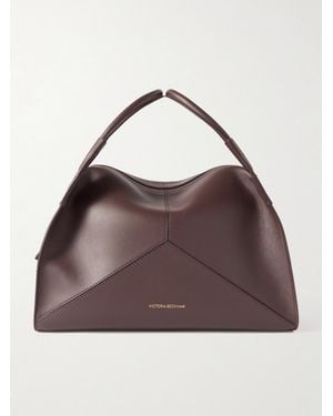 Victoria Beckham Plié Tote Aus Leder - Braun