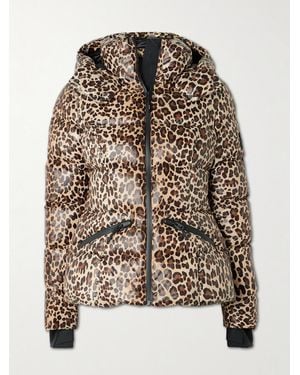 Mackage Cheryl Quilted Recycled Leopard-Print Down Ski Jacket - Multicolour
