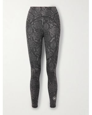 adidas By Stella McCartney Printed Recycled Leggings - Grey