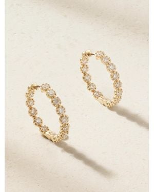 Marlo Laz 14-Karat Champagne Diamond Earrings - Natural