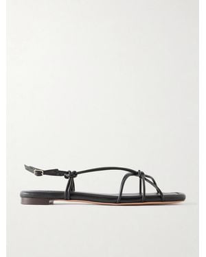 Loeffler Randall Karly Leather Sandals - Black