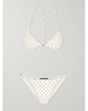 Tom Ford Polka-Dot Bikini - White