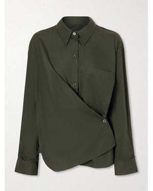 Twp Newest Earl Cotton Shirt - Green
