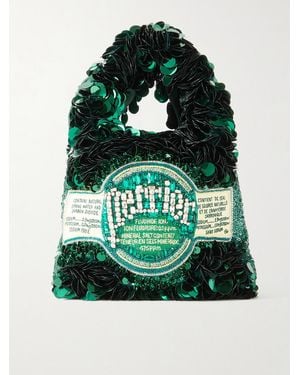 Anya Hindmarch Mini Tote Bag Perrier - Green