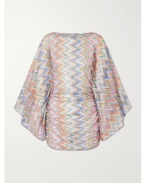 Missoni Striped Mesh Cover-Up - Natural