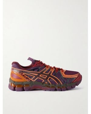 Asics Kiko Curation Ub10-S Gel-Kayano 20 Rubber-Trimmed Mesh Trainers - Red