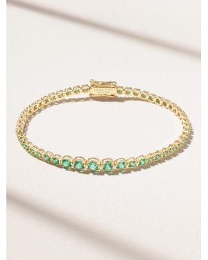 Jennifer Meyer 18-Karat Emerald Tennis Bracelet - Natural