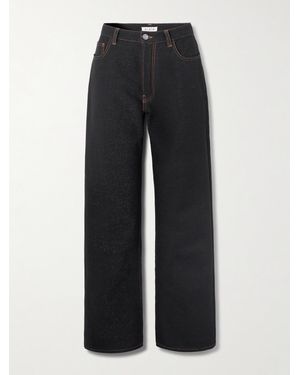 Alaïa Straight-Leg Jeans - Black