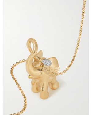 Ole Lynggaard Copenhagen My Little World 18-Karat Diamond Necklace - Metallic