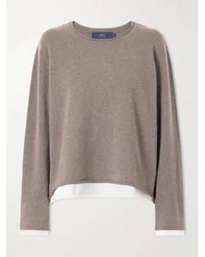arch4 Mirella Cashmere Jumper And Midi Skirt Set - Natural