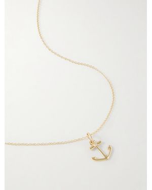 STONE AND STRAND Stay Grounded Kette Aus 10 Karat Mit Diamant - Natur