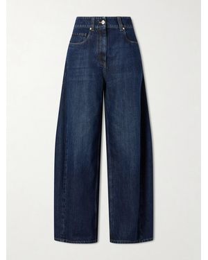 Brunello Cucinelli Mid-Rise Wide-Leg Jeans - Blue