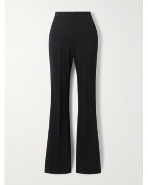 Sa Su Phi Schmal Geschnittene Schlaghose Aus Twill - Schwarz