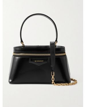 Givenchy Antigona Leather Shoulder Bag - Black