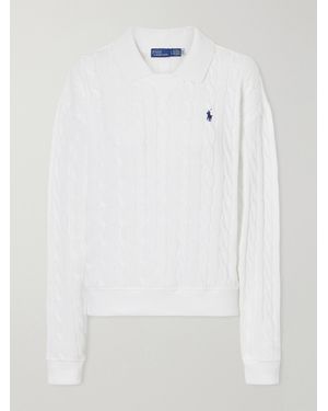 Polo Ralph Lauren Cotton Cable-Knit Jumper - White