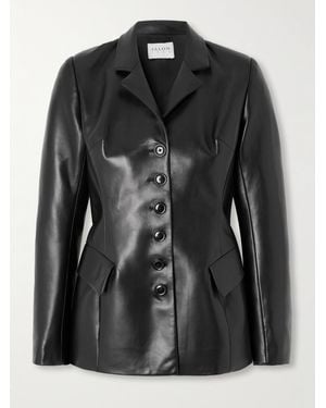 Salon 1884 Veste En Cuir Morelli Bar - Noir