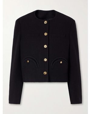 Blazé Milano Missy Shamo Cotton-Blend Tweed Jacket - Blue