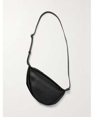 The Row Slouchy Banana Schultertasche Aus Leder - Schwarz