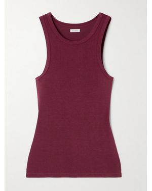 St. Agni Tencel Lyocell-Blend Stretch-Jersey Tank - Purple