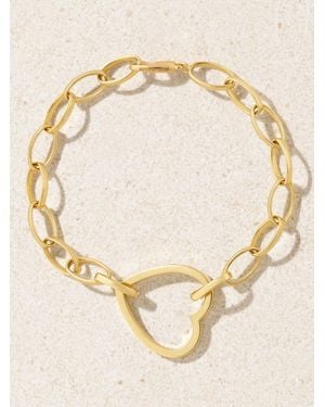 Jennifer Meyer Medium Edith Open Heart 18-Karat Bracelet - Natural