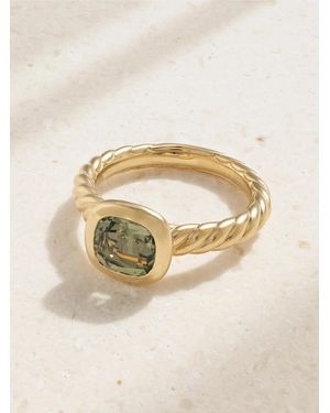 David Yurman Dy Mercer 18-Karat Prasiolite Ring - Natural