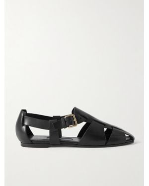Emme Parsons Ernest Leather Sandals - Black