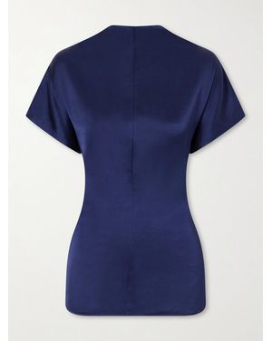 TOVE Beatrix Dupioni Blouse - Blue