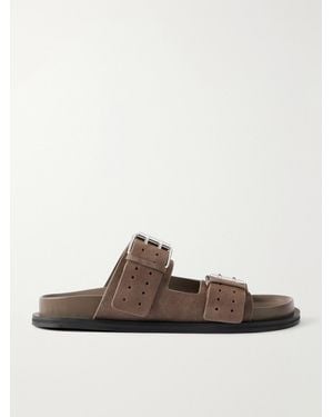 A.Emery Leon Suede Sandals - Brown