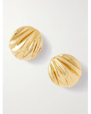 Chloé Tone Clip Earrings - Metallic