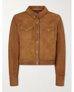 RRL Suede Jacket - Brown