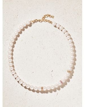 Sydney Evan 14-Karat, Sapphire And Pearl Necklace - Natural