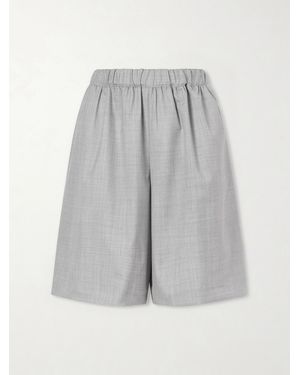 Comme des Garçons Wool Shorts - Gray