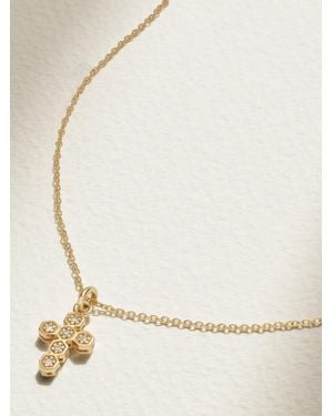 KOLOURS JEWELRY Mini 18-Karat Diamond Necklace - Natural