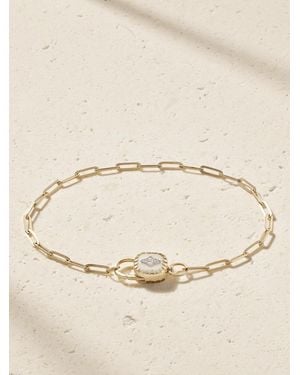 Pascale Monvoisin Ginger Armband Aus 9 Karat Mit Harz Und Diamanten - Natur