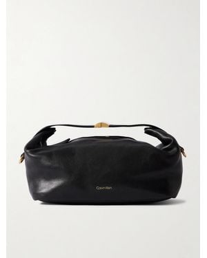 Calvin Klein Andy Small Leather Clutch - Black