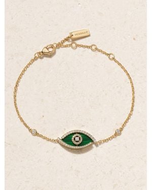 Messika Lucky Eye Armband Aus 18 Karat Mit Malachit Und Diamanten - Natur
