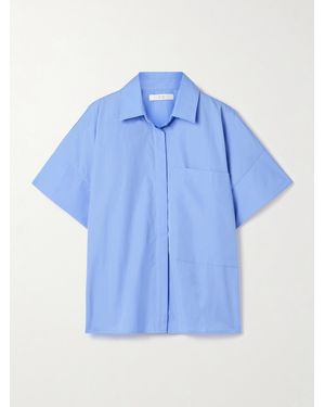 Co. Tton-Poplin Shirt - Blue
