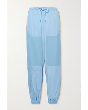 Stella McCartney Ul> <Li>Net Sustain Kara Panelled Organic Cotton-Ripstop And Shell Track Pants</Li> /Ul - Blue