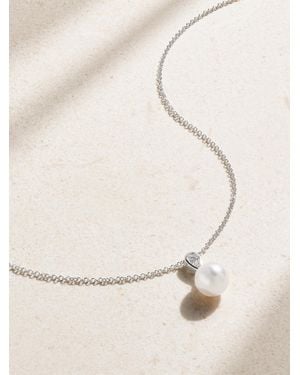 Mikimoto Morning Dew 18-Karat, Pearl And Diamond Necklace - Natural