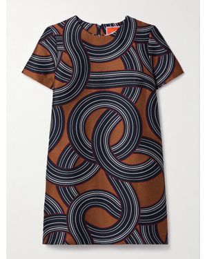La DoubleJ Icon Jacquard Mini Dress - Blue