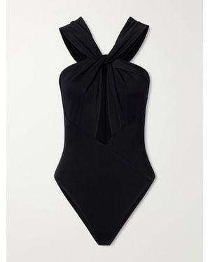 Ilkyaz Ozel Rio Stretch-Jersey Bodysuit - Black
