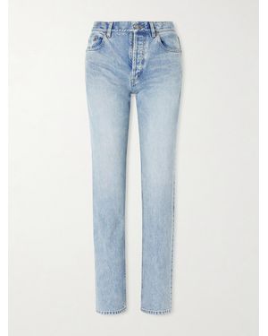 Saint Laurent Straight-Leg Jeans - Blue