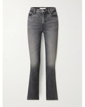Mother The Insider Skimp High-Rise Bootcut Jeans - Grey