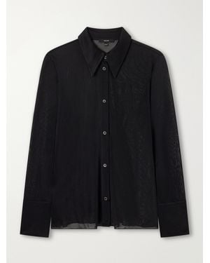 The Park Serge Lyocell Shirt - Black